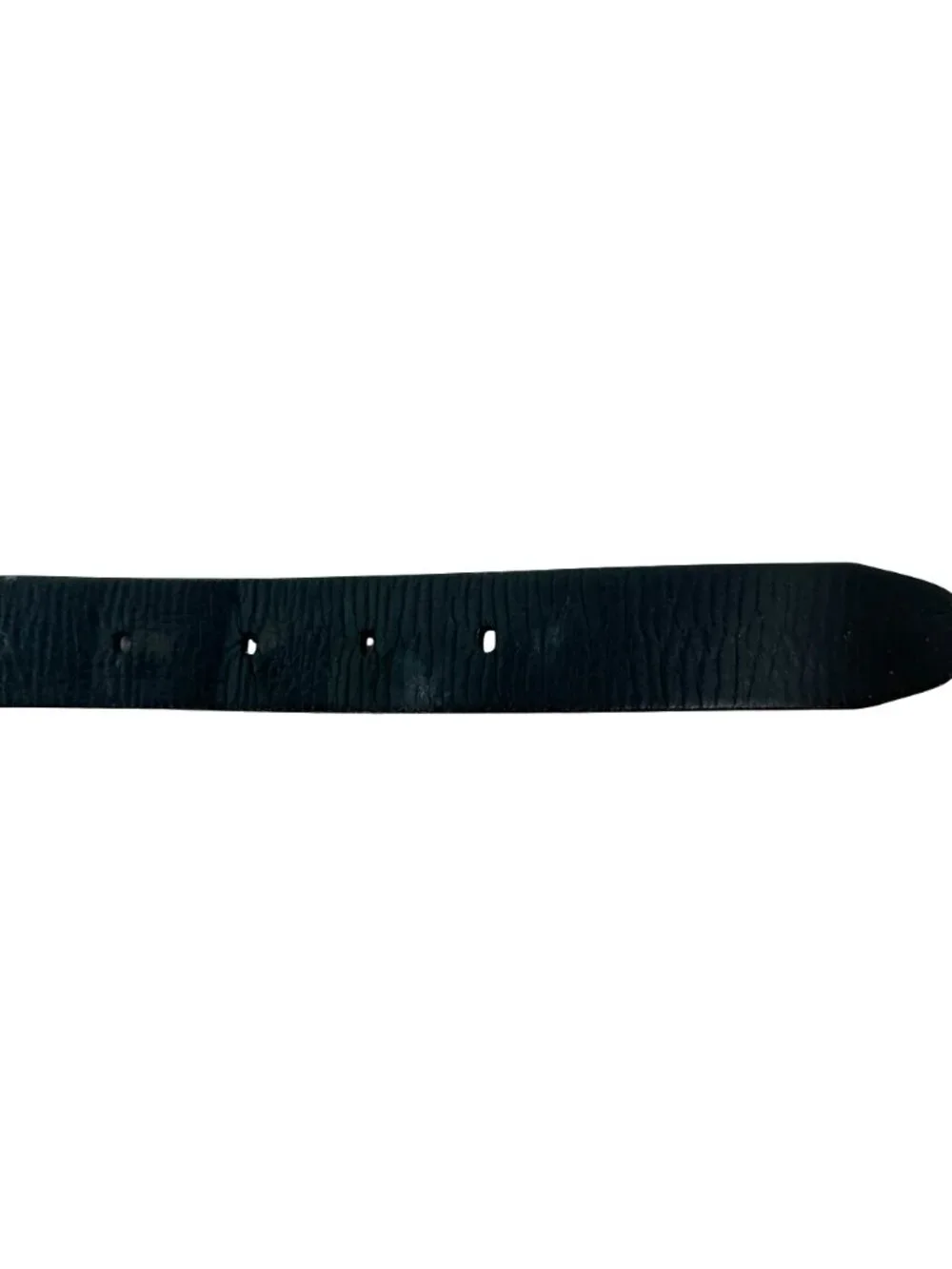 Calvin Klein Genuine Leather Belt Silver Buckle  Womens 30/90